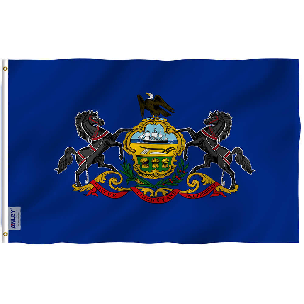 Pennsylvania State Flag 3×5 Foot - myconservativemugs.com