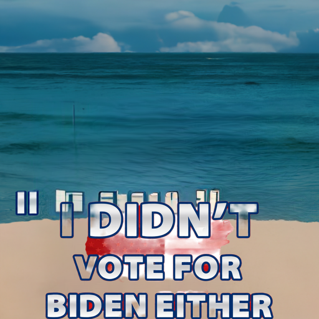 I Didn't Vote for Biden Either