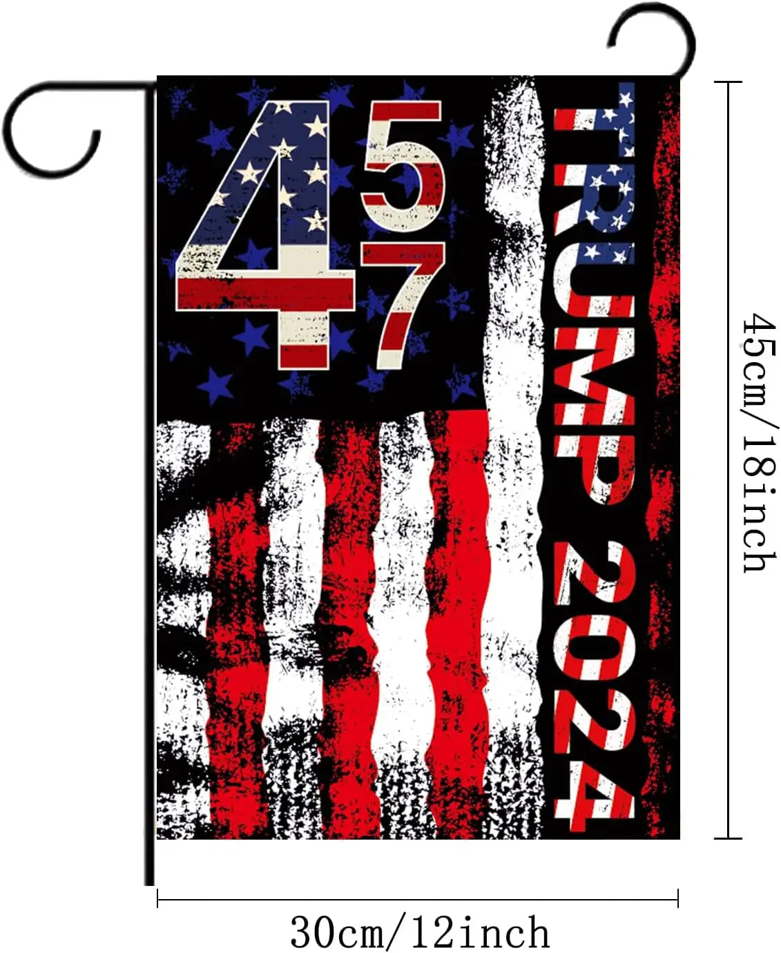 TRUMPFlags 2024 Election House Garden Flags,MAGA Take Ameirica Back Yard Sign Decorations,American President Election Yar