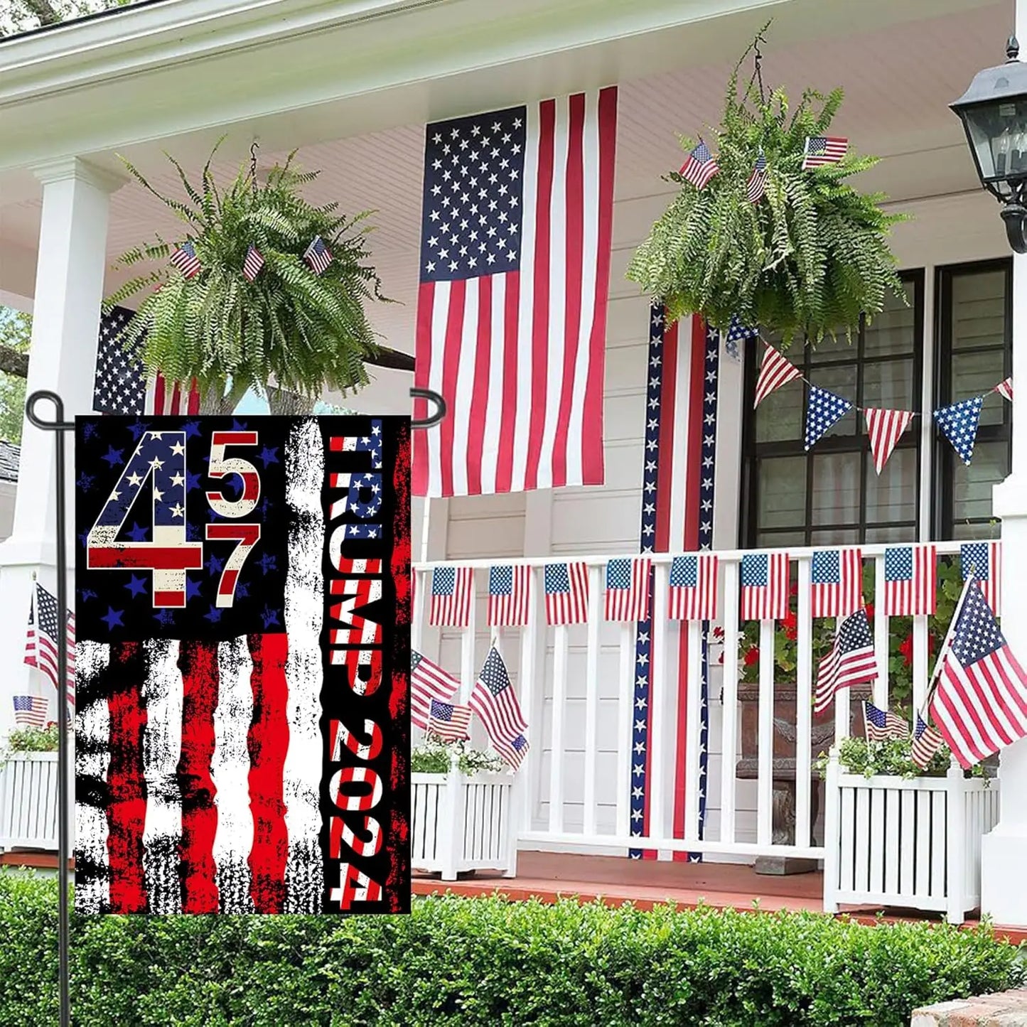 TRUMPFlags 2024 Election House Garden Flags,MAGA Take Ameirica Back Yard Sign Decorations,American President Election Yar