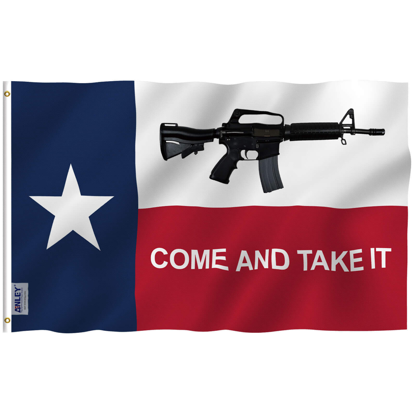 Texas Gun Flag 3×5 Foot - myconservativemugs.com