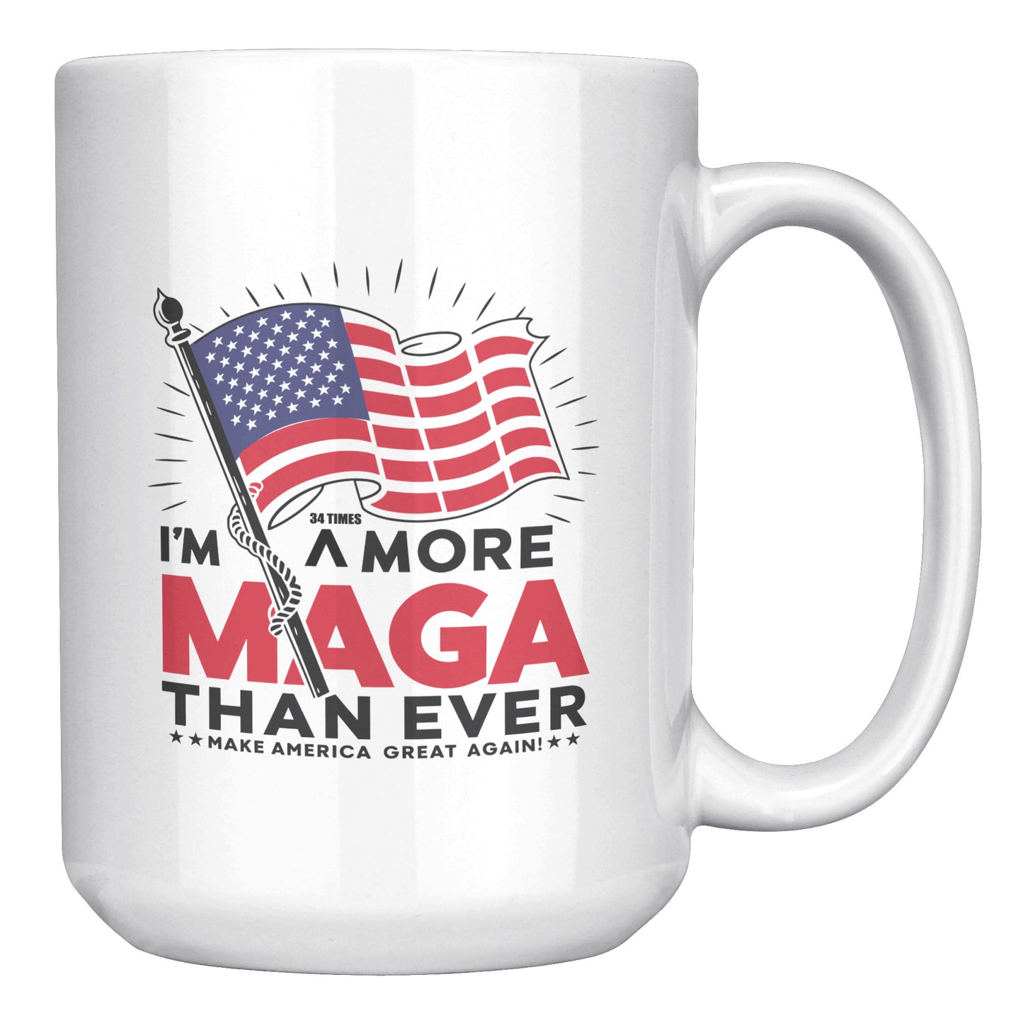 Trump 45 47 More Maga - myconservativemugs.com