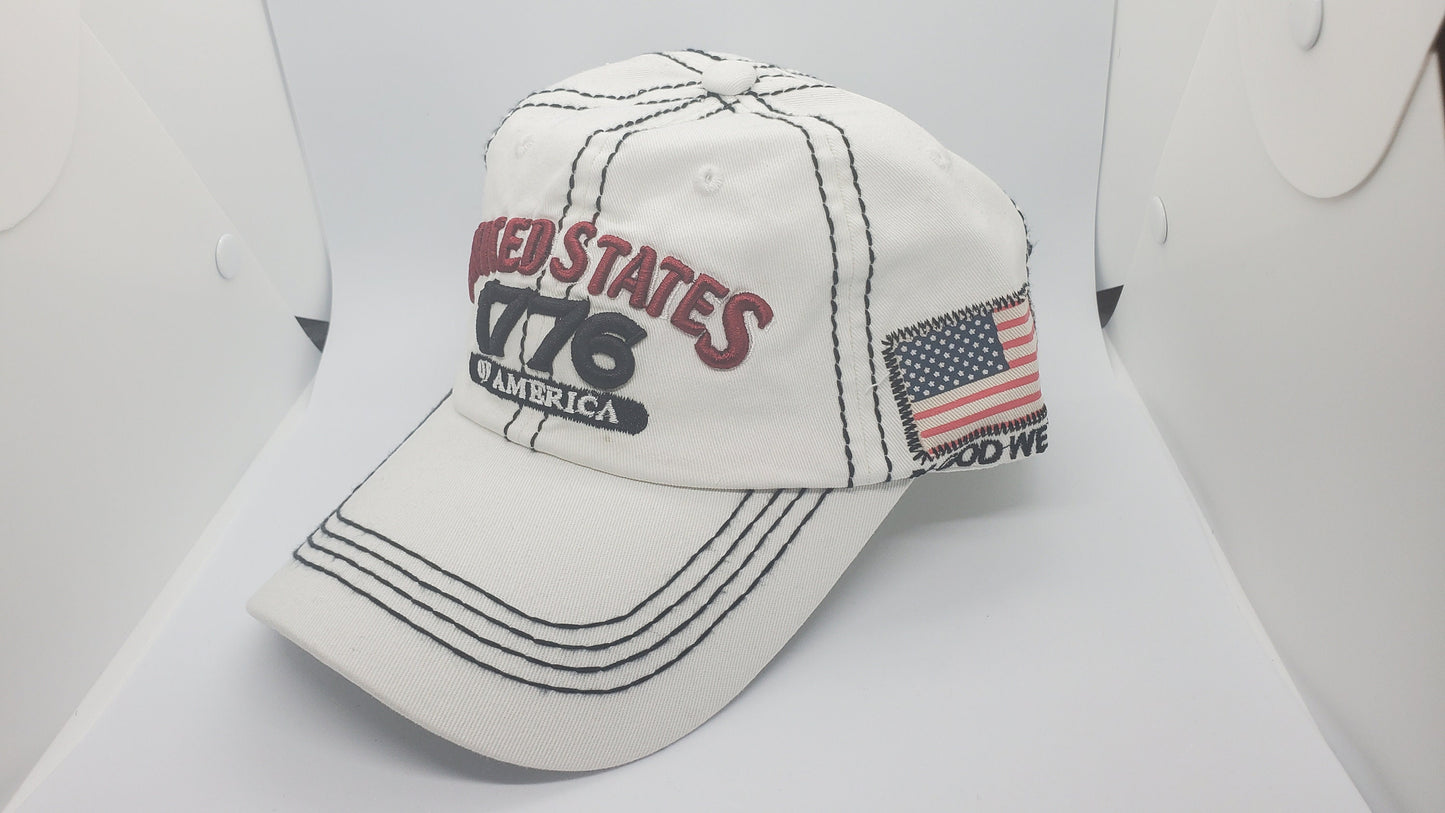 1776 WHITE HAT US - myconservativemugs.com