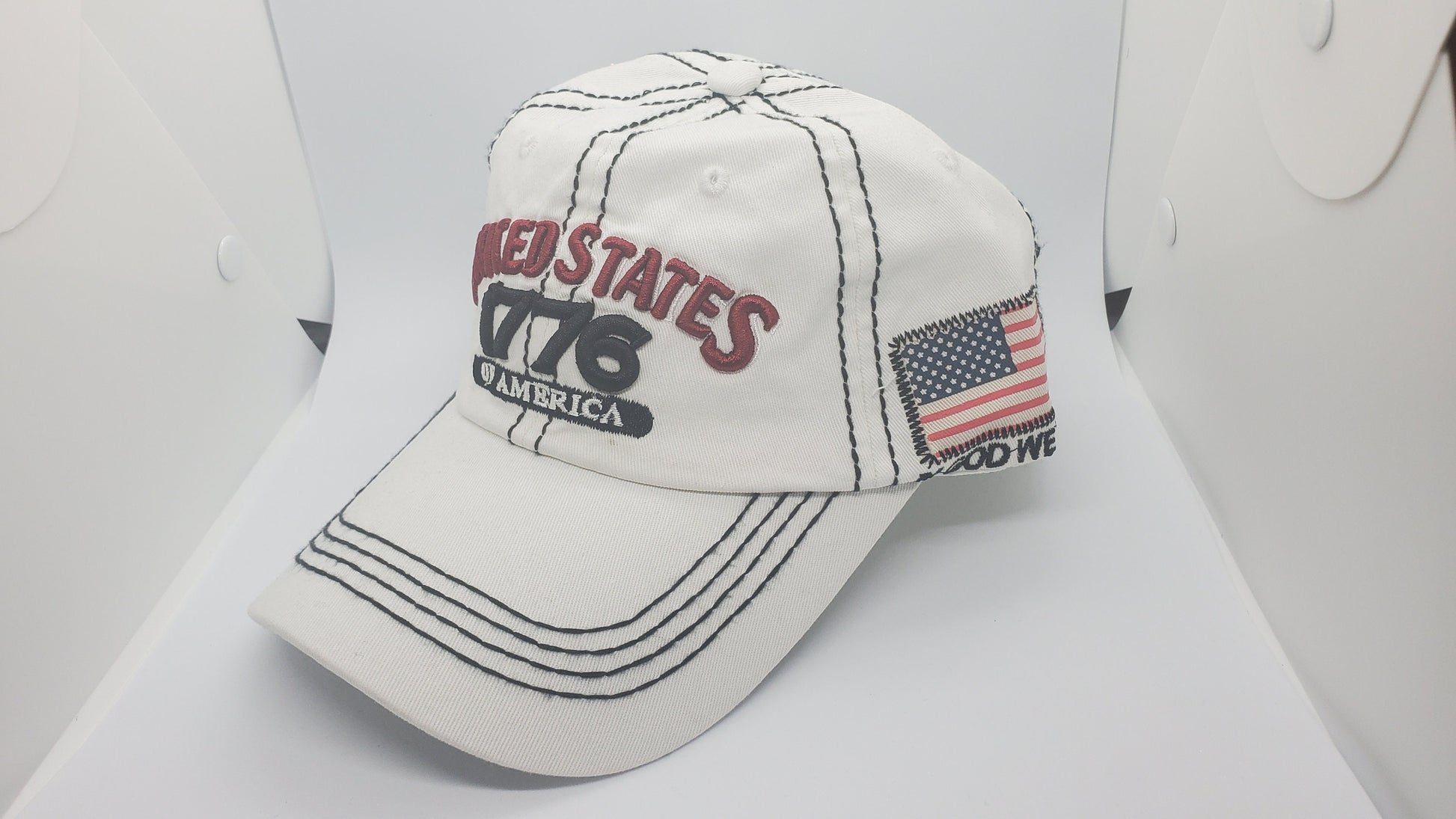 1776 WHITE HAT US - myconservativemugs.com